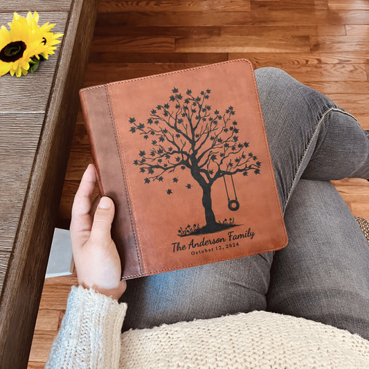Personalized ESV Family Bible, Custom Engraved ESV Family Tree Journaling Study Bible, Bible for Wedding, Anniversary Gifts, Wedding Gifts