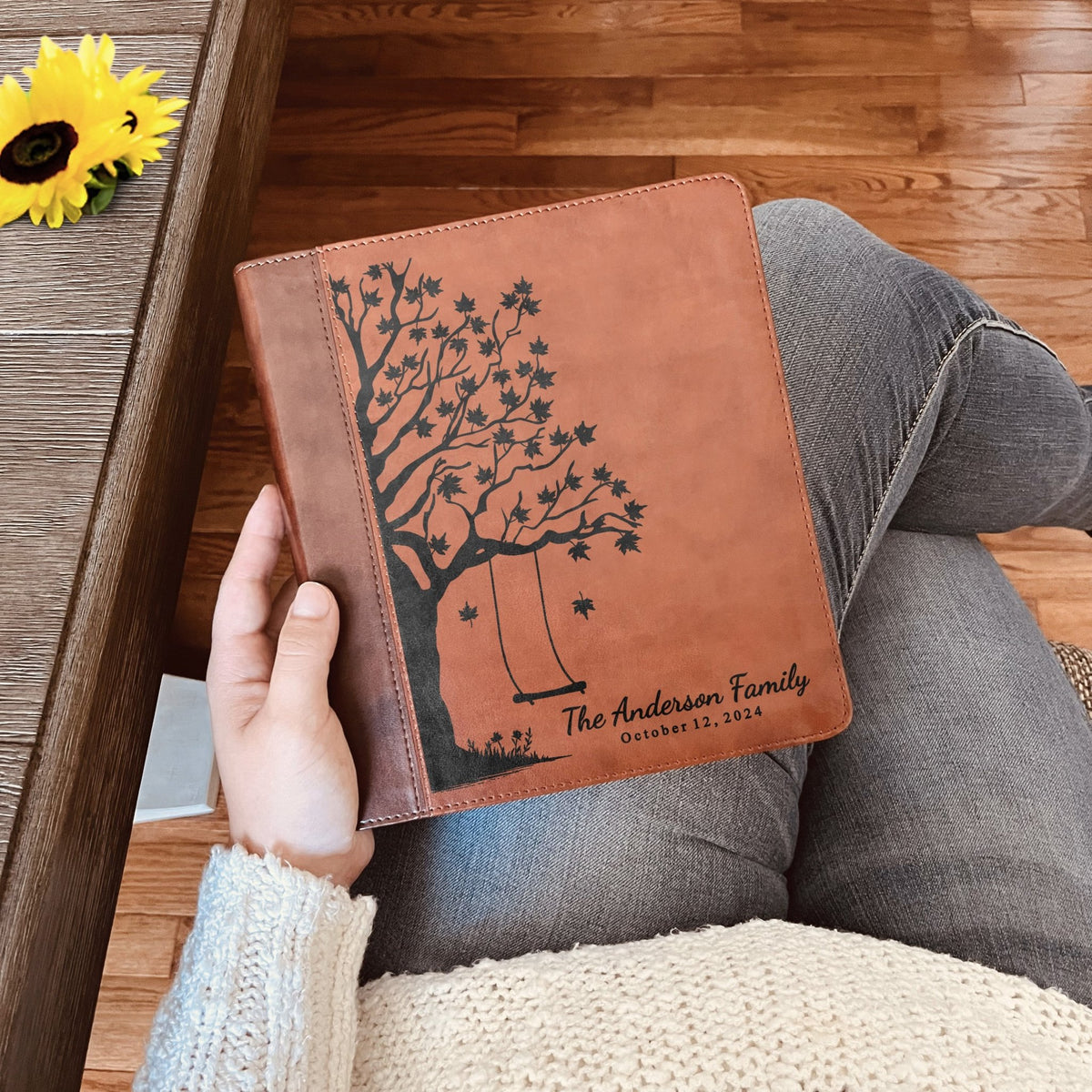 Personalized Family Bible, Custom Engraved ESV Family Tree Journaling Study Bible, Wedding Gifts, Christian Gifts, Family Bible for Wedding - Religious Books - Aylev