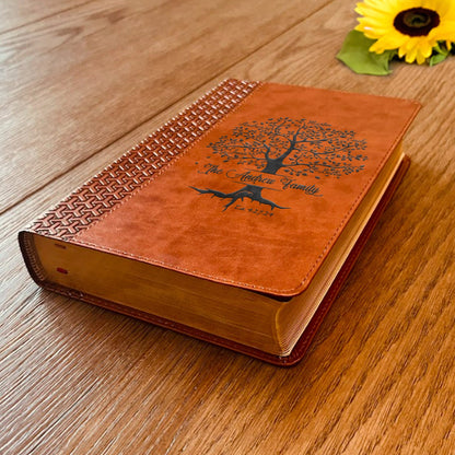 Personalized Family Bible, Custom KJV Family Tree Study Bible, Engraved Bible, Wedding Bible, Christian Gifts, Family Bible for Wedding - Religious Books - Aylev