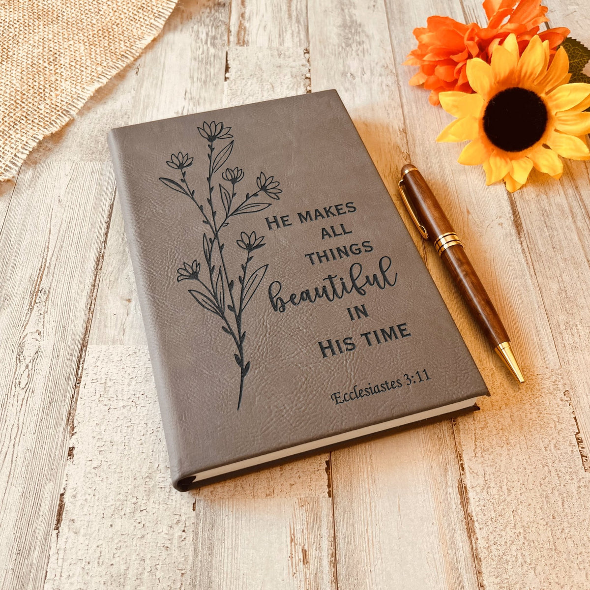 Custom Prayer Journal, Bible Study Journal, Daily Prayer Bible Journal, Prayer Journal for Women men, Bible Accessories Bible Study Supplies - Religious Books - Aylev