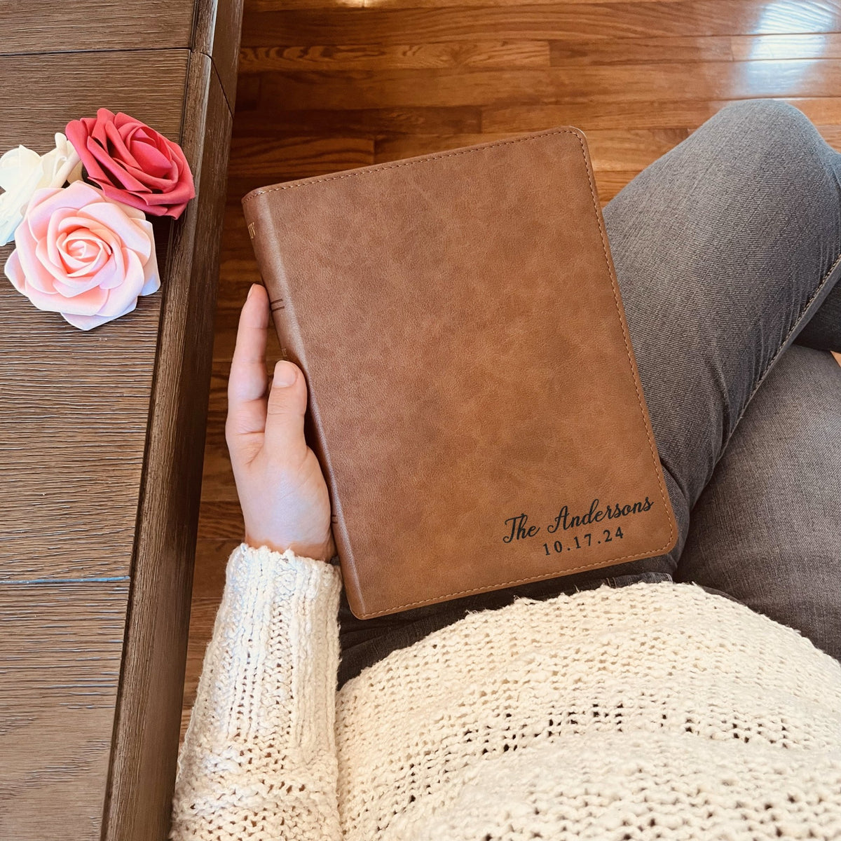 Personalized Family Bible, Custom KJV Wide - Margin Family Bible, Engraved Bible, Wedding Bible, Christian Gifts, Family Bible for Wedding - Religious Books - Aylev