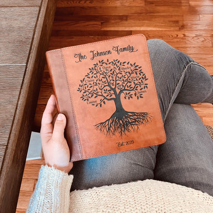 Personalized Family Bible, Custom ESV Family Tree Study Bible, Engraved Bible, Wedding Bible, Christian Gifts, Family Bible for Wedding - Aylev