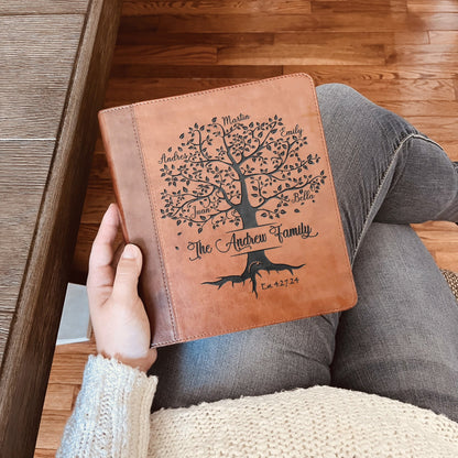 Personalized Family Bible, Custom ESV Family Tree Study Bible, Engraved Bible, Wedding Bible, Christian Gifts, Family Bible for Wedding - Aylev