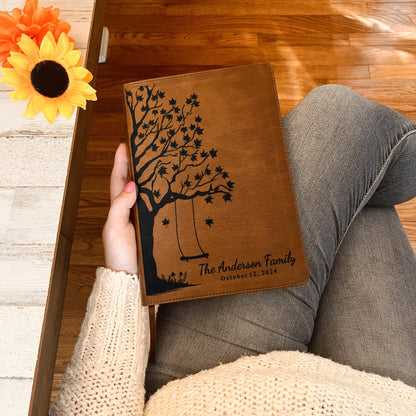 Personalized Family Bible, Custom NLT Family Tree Reference Bible, Engraved Bible, Wedding Bible, Christian Gifts, Family Bible for Wedding - Religious Books - Aylev