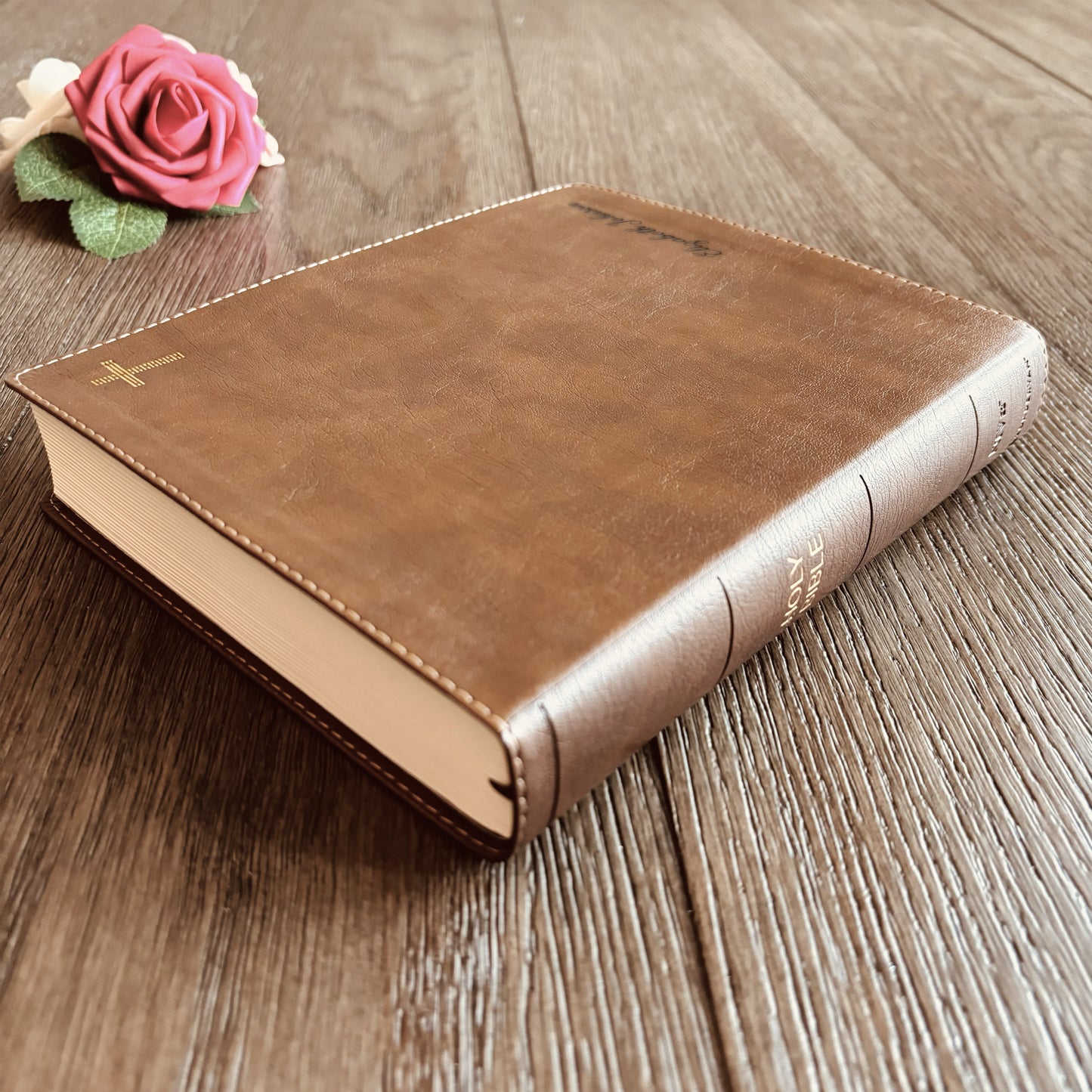 Personalized NIV Bible with name Engraved, NIV Journaling Bible, Custom Bible Engraved Name New International Version Christian Gifts - Aylev
