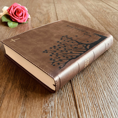 Personalized Family Bible, Custom NIV Family Tree Journaling Bible, Engraved Bible, Wedding Bible, Anniversary Gifts Family Bible for Wedding - Religious Books - Aylev