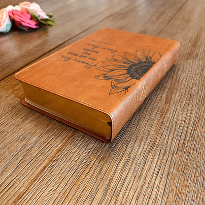 Custom Engraved English/Spanish Parallel Bible, ESV/RVR Double Column Verse by Verse, Personalized Christian Gifts for Women, Baptism Gifts - Religious Books - Aylev