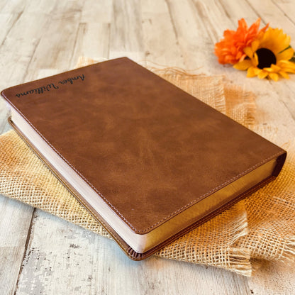 Custom ESV Bible with name Engraved, Large Print Bible, Custom Bible Name, English Standard Version Christian Gifts Religious Gifts - Religious Books - Aylev