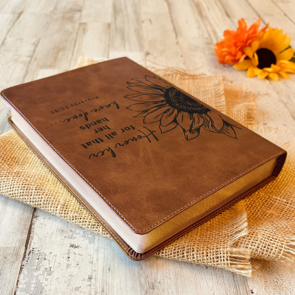 Personalized ESV Bible: Create Your Own Custom Engraved Design with a Designer, Large Print Double-Column Format English Standard Holy Bible - Religious Books - Aylev