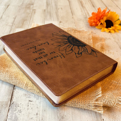 Personalized ESV Bible: Create Your Own Custom Engraved Design with a Designer, Large Print Double-Column Format English Standard Holy Bible - Religious Books - Aylev