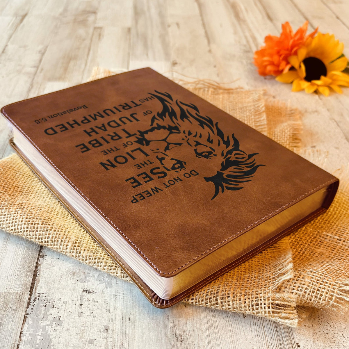 Personalized ESV Bible: Create Your Own Custom Engraved Design with a Designer, Large Print Double-Column Format English Standard Holy Bible - Religious Books - Aylev