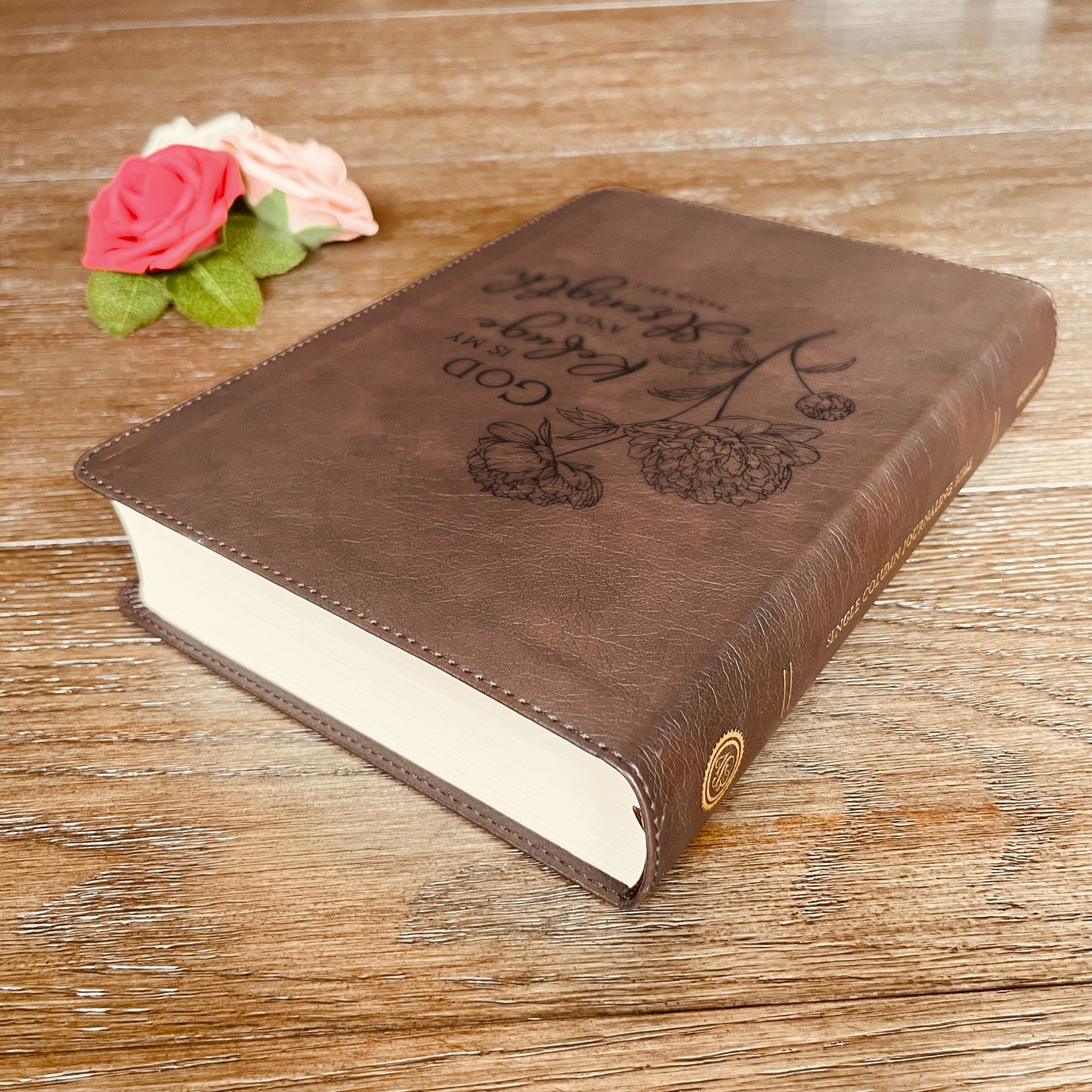 Personalized ESV Bible: Create Your Own Custom Engraved Design with a Designer, Large Print Journaling English Standard Holy Bible - Aylev