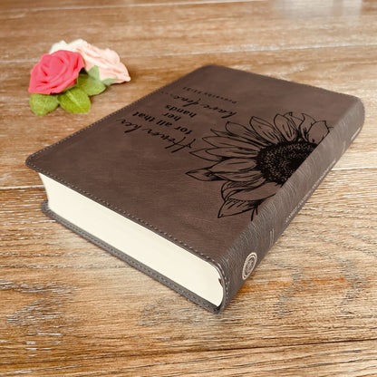 Custom ESV Bible, ESV Journaling Bible, Custom Engraved English Standard Version, Christian Gifts, Baptism Gifts, ESV Bible Women - Religious Books - Aylev