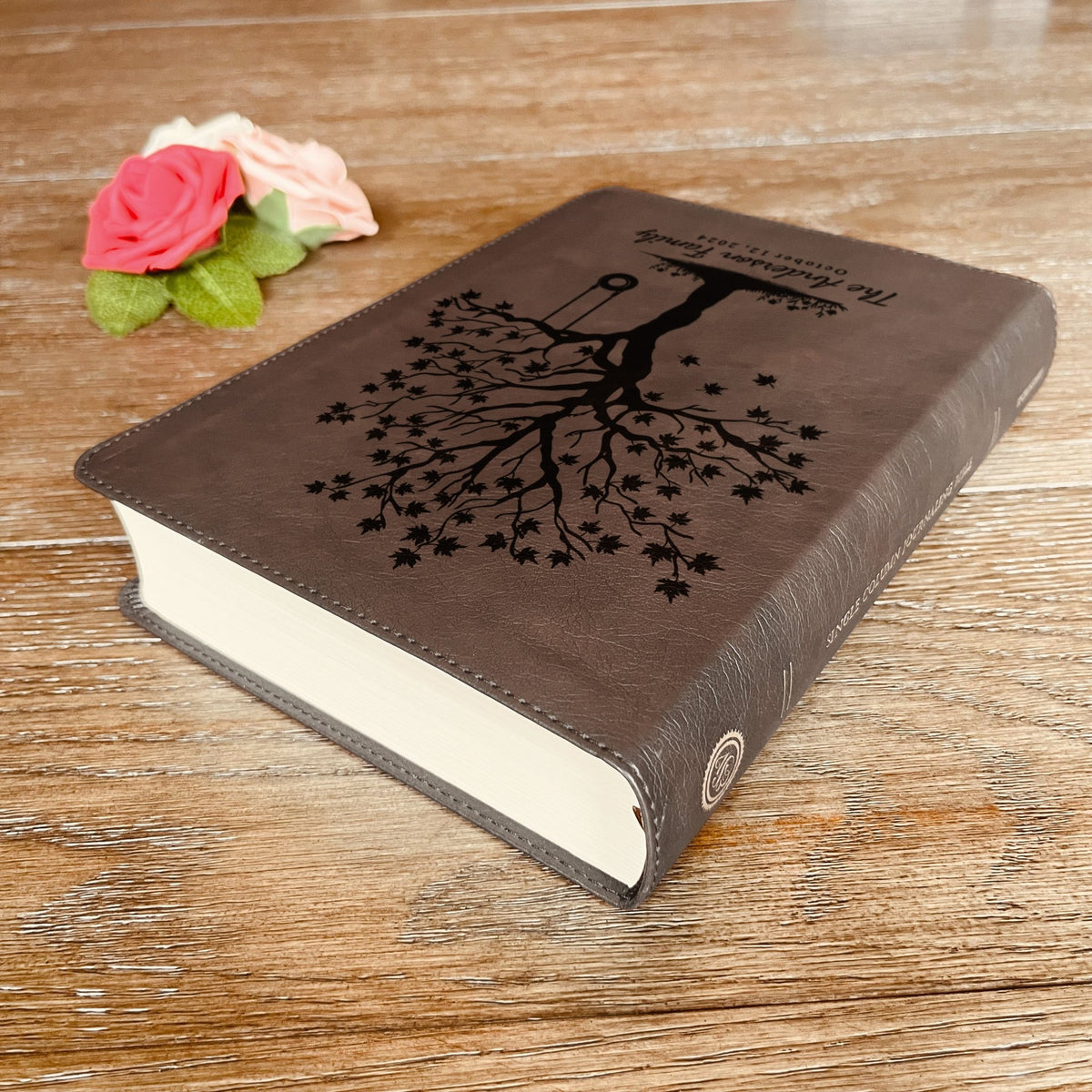 Personalized Family Bible, Custom ESV Single Column Journaling Family Bible, Engraved Bible, Wedding Gifts Christian Gifts Anniversary Gifts - Religious Books - Aylev