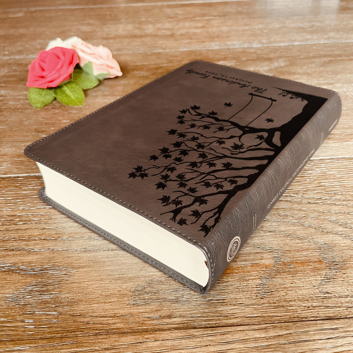 Personalized Family Bible, Custom ESV Single Column Journaling Family Bible, Engraved Bible, Wedding Gifts Christian Gifts Anniversary Gifts - Religious Books - Aylev