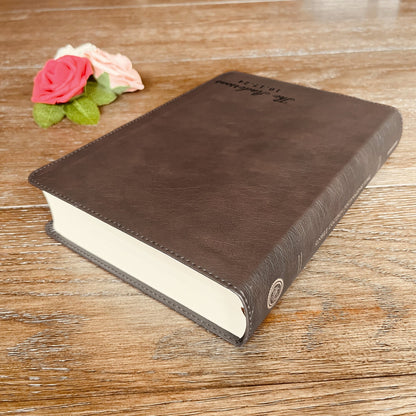 Personalized Family Bible, Custom ESV Single Column Journaling Family Bible, Engraved Bible, Wedding Gifts Christian Gifts Anniversary Gifts - Religious Books - Aylev