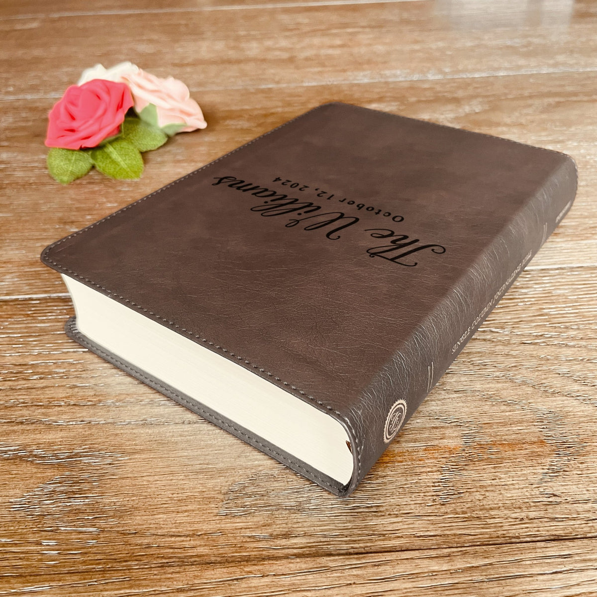 Personalized Family Bible, Custom ESV Single Column Journaling Family Bible, Engraved Bible, Wedding Gifts Christian Gifts Anniversary Gifts - Religious Books - Aylev