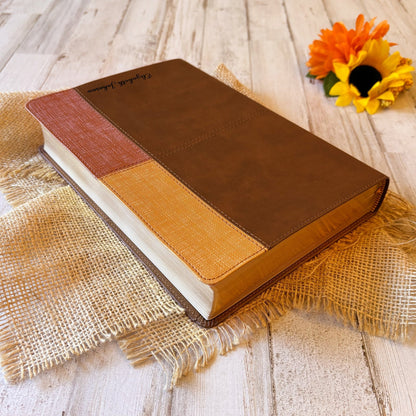 Biblia RVR 1960 personalizada con nombre grabado, RVR 1960 Biblia de Estudio Arcoíris, Custom Engraved Spanish Rainbow Bible, Baptism Gifts - Religious Books - Aylev