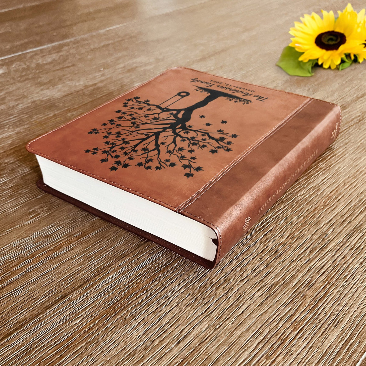 Personalized ESV Family Bible, Custom Engraved ESV Family Tree Journaling Study Bible, Bible for Wedding, Anniversary Gifts, Wedding Gifts - Religious Books - Aylev