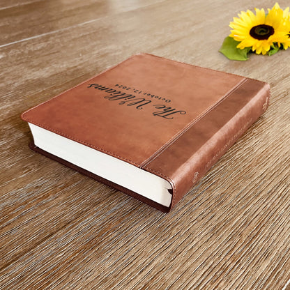 Personalized Family Bible, Custom Engraved ESV Family Journaling Study Bible, Wedding Bible, Christian Gifts, Family Bible for Wedding - Religious Books - Aylev
