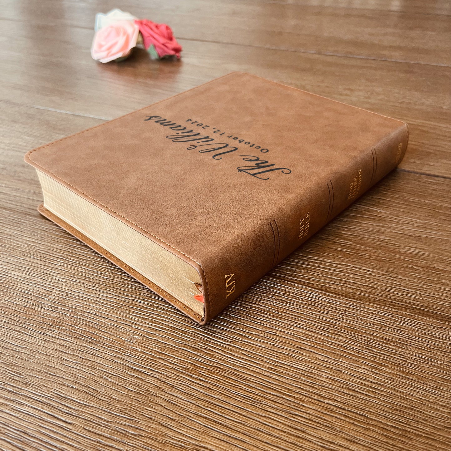 Personalized Family Bible, Custom KJV Wide-Margin Family Bible, Engraved Bible, Wedding Bible, Christian Gifts, Family Bible for Wedding