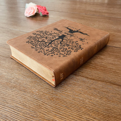 Personalized Family Bible, Custom KJV Family Tree Wide Margin Bible, Engraved Bible, Wedding Bible, Christian Gifts, Family Bible for Wedding - Religious Books - Aylev
