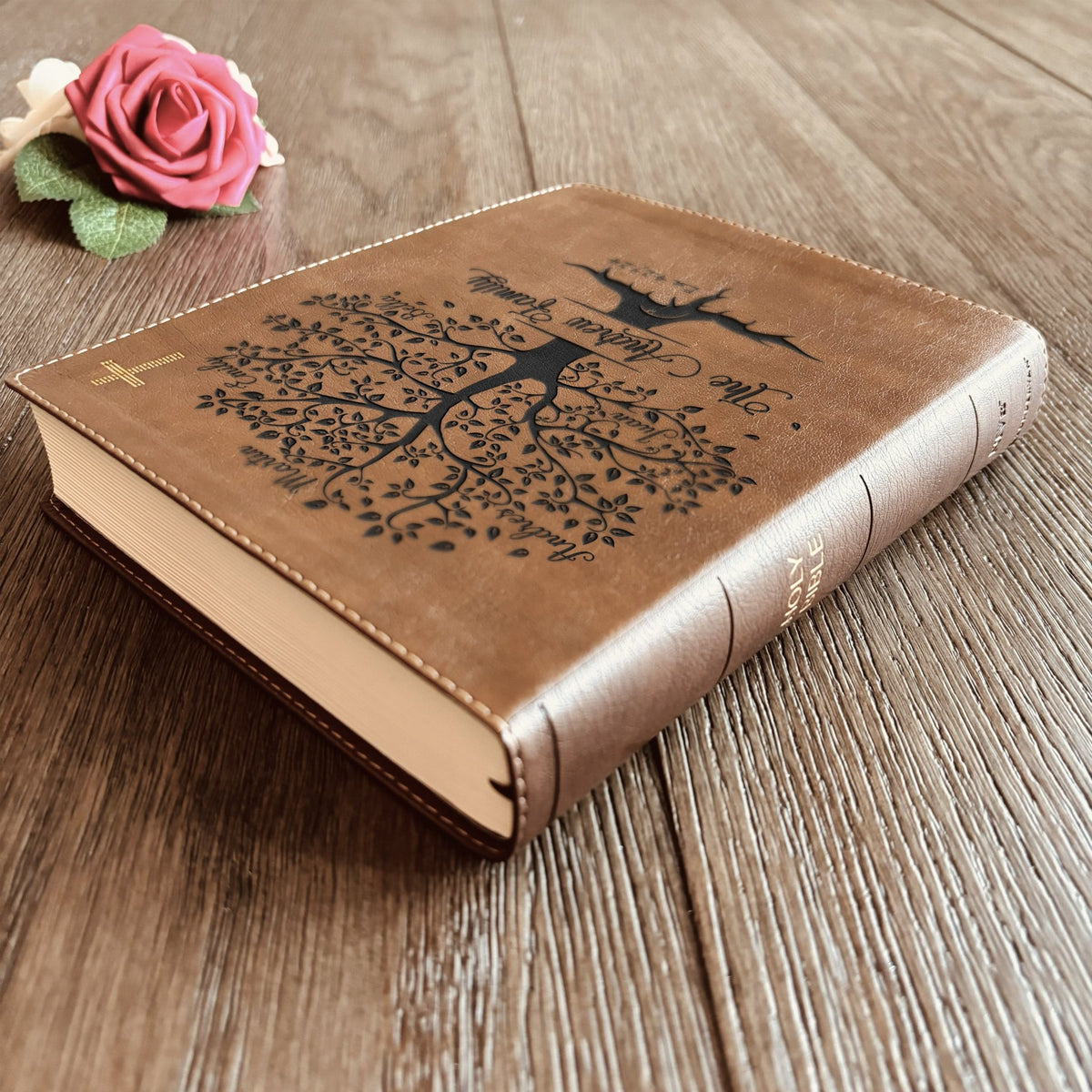 Personalized Family Bible, Custom NIV Family Tree Journaling Bible, Engraved Bible, Wedding Bible, Anniversary Gifts Family Bible for Wedding - Religious Books - Aylev