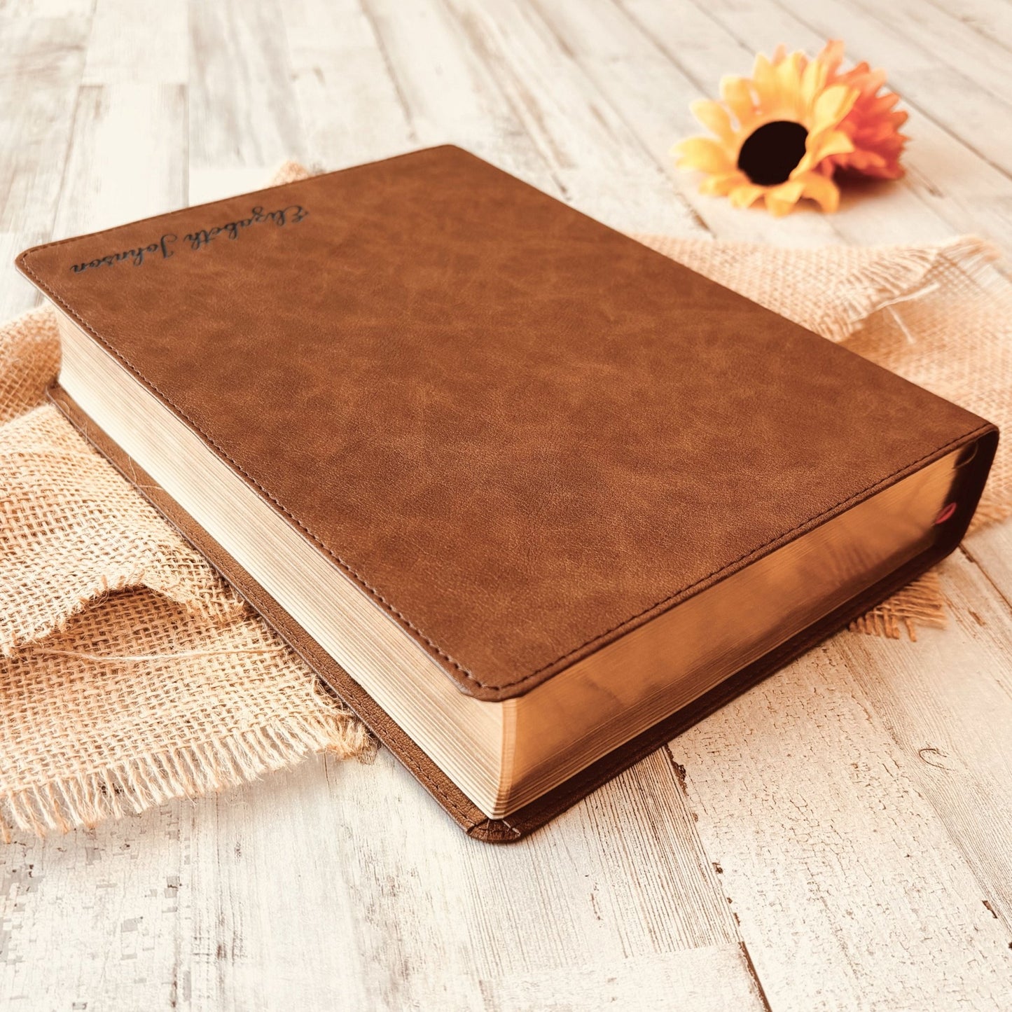 Personalized CSB Bible with Name Engraved, CSB Wide-Margin Bible, Custom Bible Name Engraved, Christian Standard Holy Bible, Baptism Gifts - Religious Books - Aylev