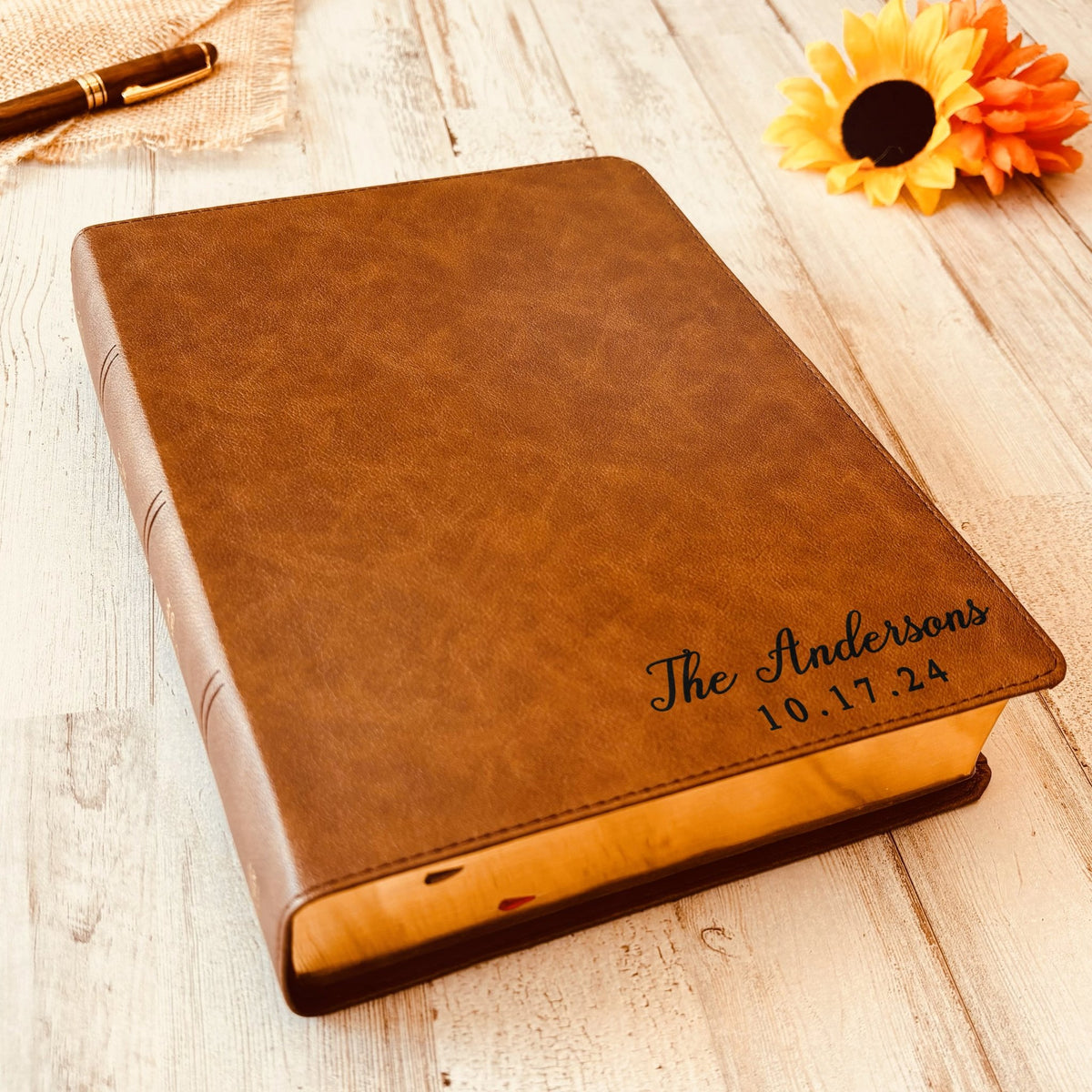 Personalized Family Bible, Custom CSB Wide - Margin Family Bible, Engraved Bible, Wedding Bible, Christian Gifts Family Bible for Wedding - Religious Books - Aylev