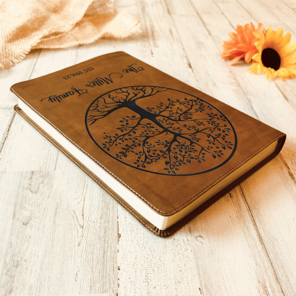 Personalized Family Bible, Custom NLT Family Tree Reference Bible, Engraved Bible, Wedding Bible, Christian Gifts, Family Bible for Wedding - Religious Books - Aylev