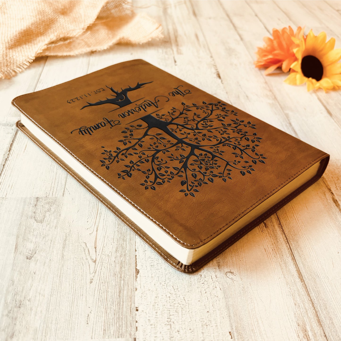 Personalized Family Bible, Custom NLT Family Tree Reference Bible, Engraved Bible, Wedding Bible, Christian Gifts, Family Bible for Wedding