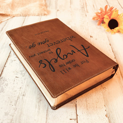Custom Engraved NKJV Bible, Single Column Wide - Margin Reference, Red - Letter Edition, Personalized Christian Gifts for Him Her, Baptism Gifts - Religious Books - Aylev