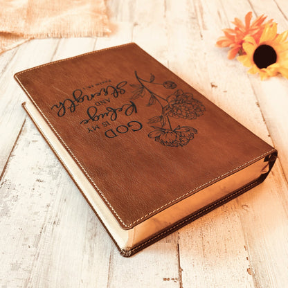 Personalized NKJV Bible: Create Your Own Custom Engraved Design with a Designer, Wide - Margin Reference New King James Version Holy Bible - Religious Books - Aylev