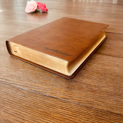 Personalized NASB Wide Margin Bible – Custom Engraved Name | New American Standard Bible - Religious Books - Aylev