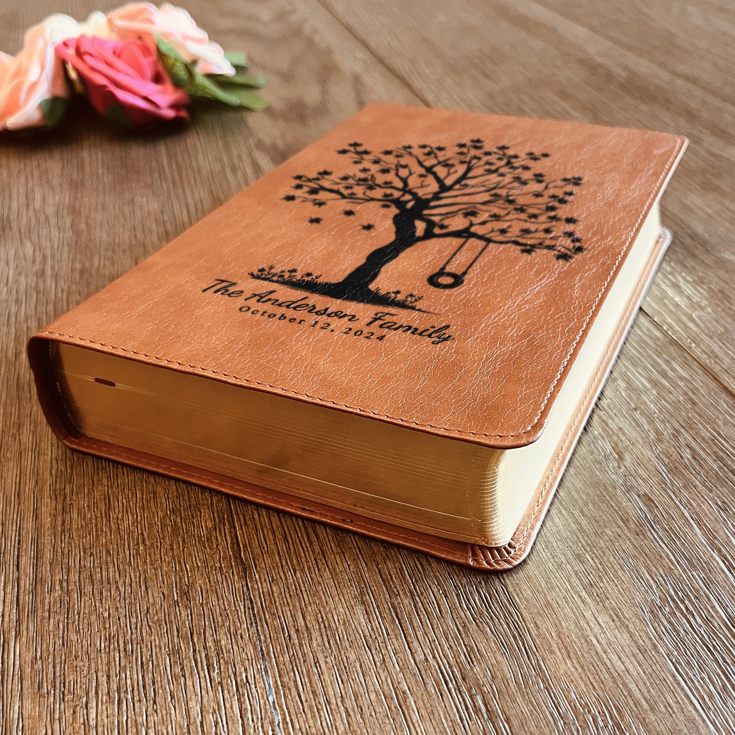 Personalized Family Bible, Custom ESV/RVR Biblia en Español Personalizada, Biblia Reina Valera 1960 en espanol Spanish Bible Christian Gifts