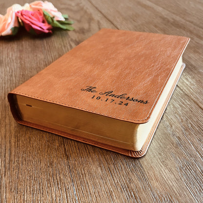 Personalized Family Bible, Custom ESV/RVR Biblia en Español Personalizada, Biblia Reina Valera 1960 en espanol Spanish Bible Christian Gifts - Religious Books - Aylev