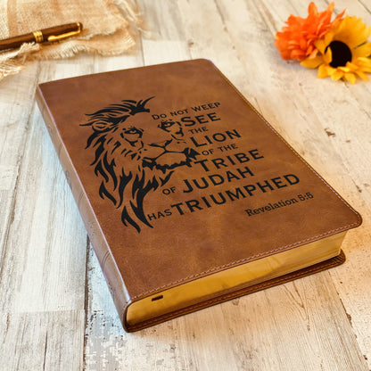 Personalized ESV Bible: Create Your Own Custom Engraved Design with a Designer, Large Print Double-Column Format English Standard Holy Bible - Religious Books - Aylev