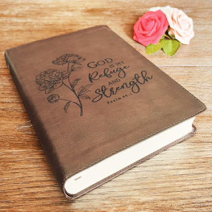 Personalized ESV Bible: Create Your Own Custom Engraved Design with a Designer, Large Print Journaling English Standard Holy Bible - Religious Books - Aylev