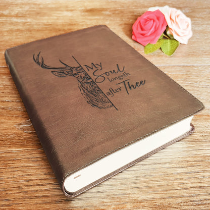 Personalized ESV Bible: Create Your Own Custom Engraved Design with a Designer, Large Print Journaling English Standard Holy Bible - Religious Books - Aylev