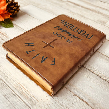 Personalized KJV Bible with a custom engraved cover design by Aylev