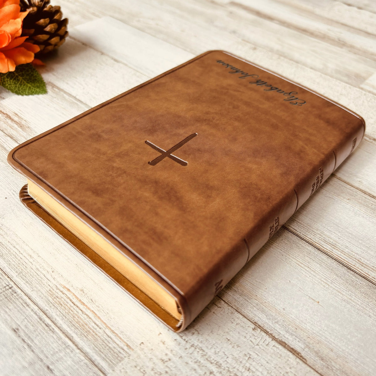Custom KJV Bible with Name Engraved, Compact Holy Bible, Custom Bible Name Engraved, King James Version Bible, Christian Gifts Baptism Gifts - Religious Books - Aylev