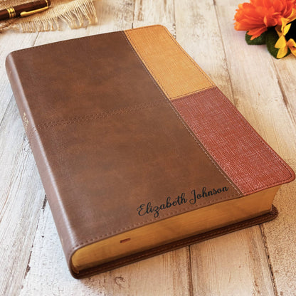 Biblia RVR 1960 personalizada con nombre grabado, RVR 1960 Biblia de Estudio Arcoíris, Custom Engraved Spanish Rainbow Bible, Baptism Gifts - Religious Books - Aylev