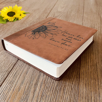 Personalized ESV Bible: Create Your Own Custom Engraved Design with a Designer, Double Column, Journaling Study, English Standard Holy Bible - Religious Books - Aylev