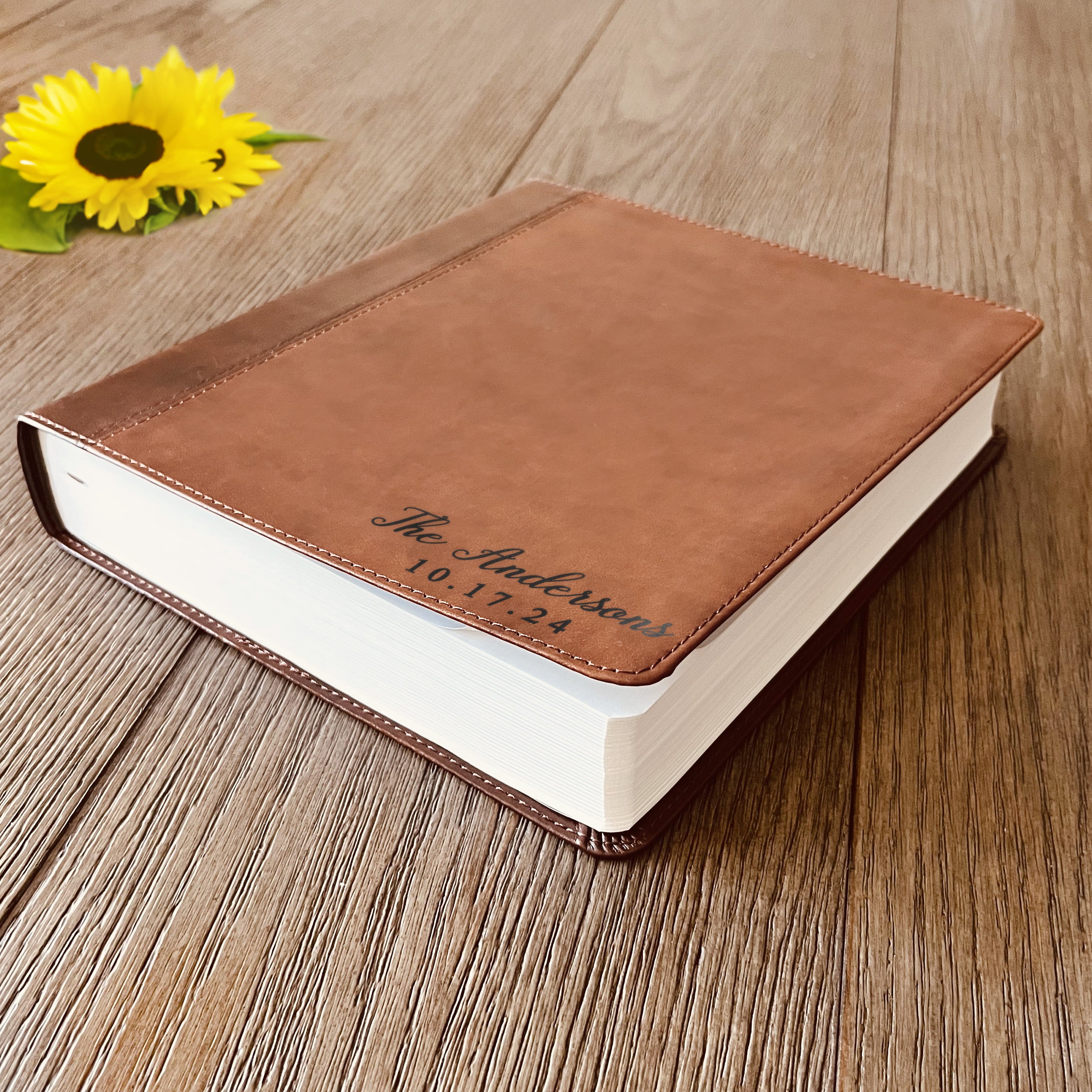 Personalized Family Bible, Custom Engraved ESV Family Journaling Study Bible, Wedding Bible, Christian Gifts, Family Bible for Wedding
