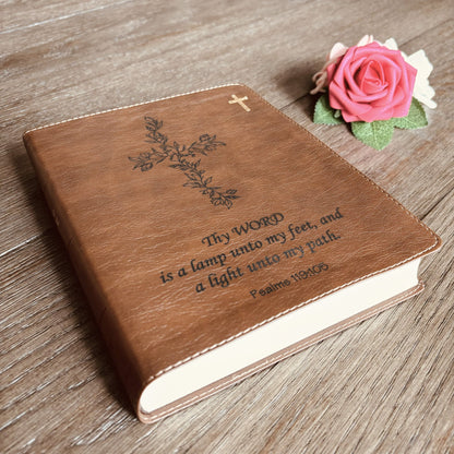 Personalized NIV Bible: Create Your Own Custom Engraved Design with a Designer, Comfort Print Journaling New International Version Holy Bible - Religious Books - Aylev