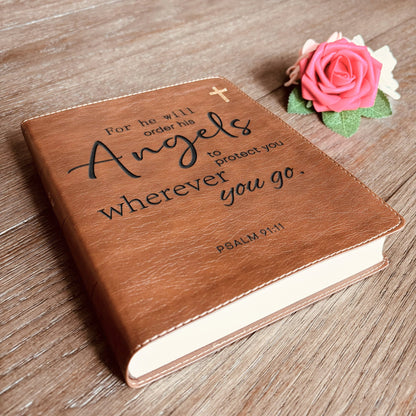 Personalized NIV Bible: Create Your Own Custom Engraved Design with a Designer, Comfort Print Journaling New International Version Holy Bible - Religious Books - Aylev