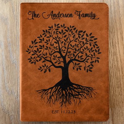 Personalized Family Bible, Custom CSB Family Tree Wide-Margin Bible, Engraved Bible, Wedding Bible, Christian Gifts Family Bible for Wedding