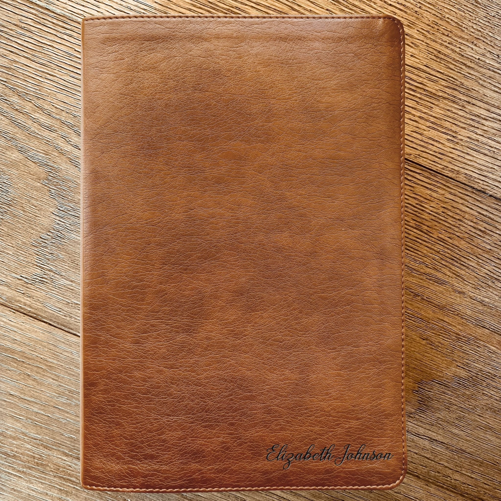 Personalized NLT Bible with Name Engraved, NLT Large Print Holy Bible, Custom Bible Engraved Name, New Living Translation Christian Gifts - Religious Books - Aylev