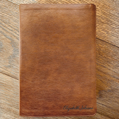 Personalized NLT Bible with Name Engraved, NLT Large Print Holy Bible, Custom Bible Engraved Name, New Living Translation Christian Gifts - Religious Books - Aylev