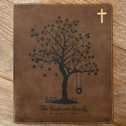 Personalized Family Bible, Custom NIV Family Tree Journaling Bible, Engraved Bible, Wedding Bible, Anniversary Gifts Family Bible for Wedding - Religious Books - Aylev